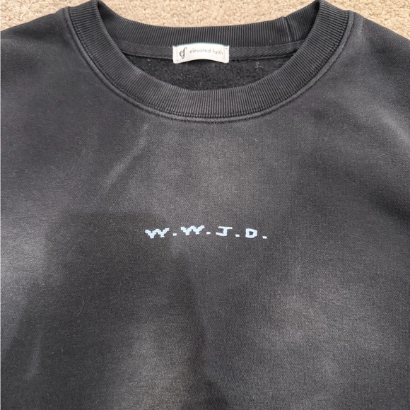 Women's Black Sweatshirt by W.W.T.C. - Picture 3 of 4